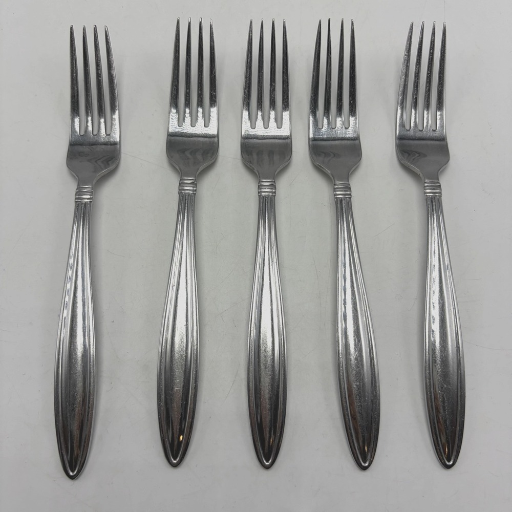 Reed & Barton Select Celebration 5 Dinner Forks Stainless China